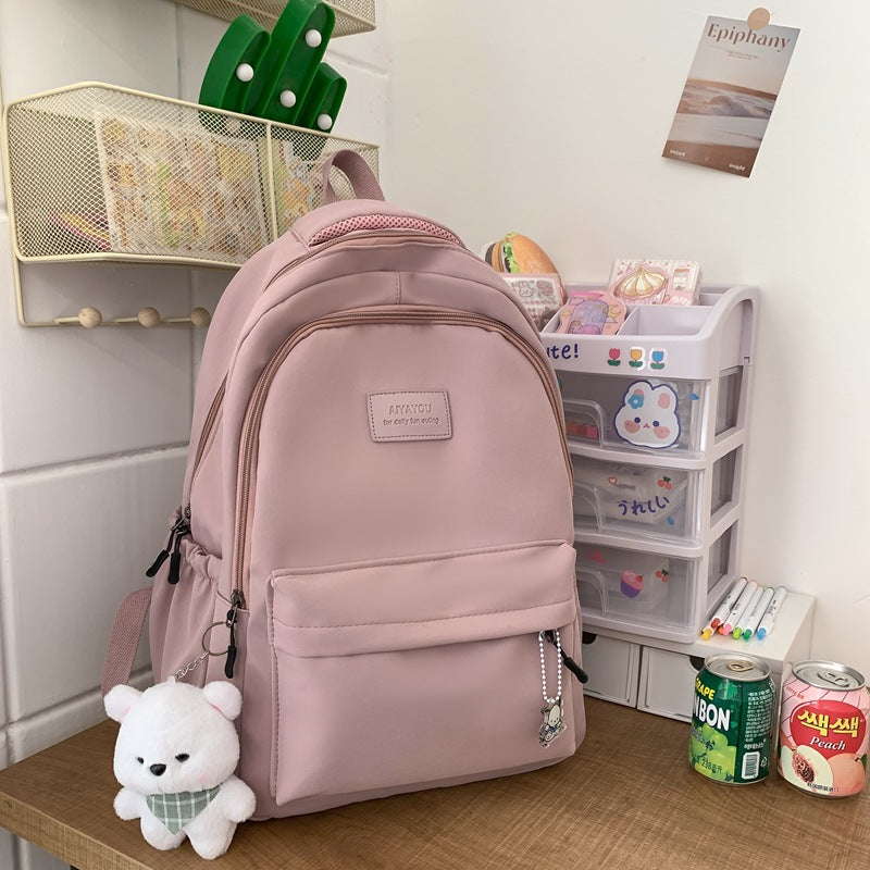 Female Junior High College Large Capacity Middle School Students' Schoolbags