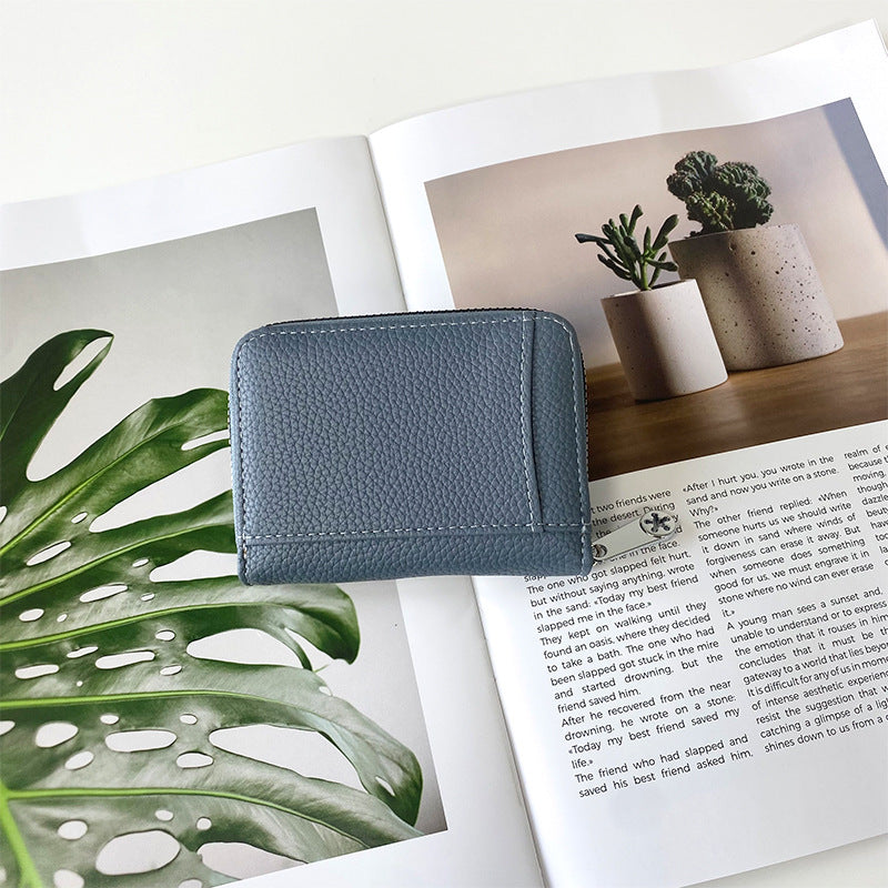 Women's Style Expanding Large Capacity Simple Zipper Ladies Wallets