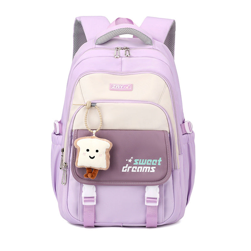 Junior High Large Capacity Simple Cute Middle School Students' Schoolbags