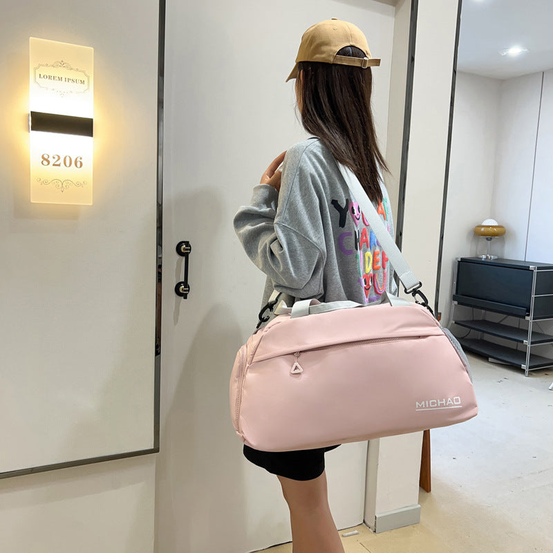 Short Trip Dry Wet Separation Swimming Female Travel Bags