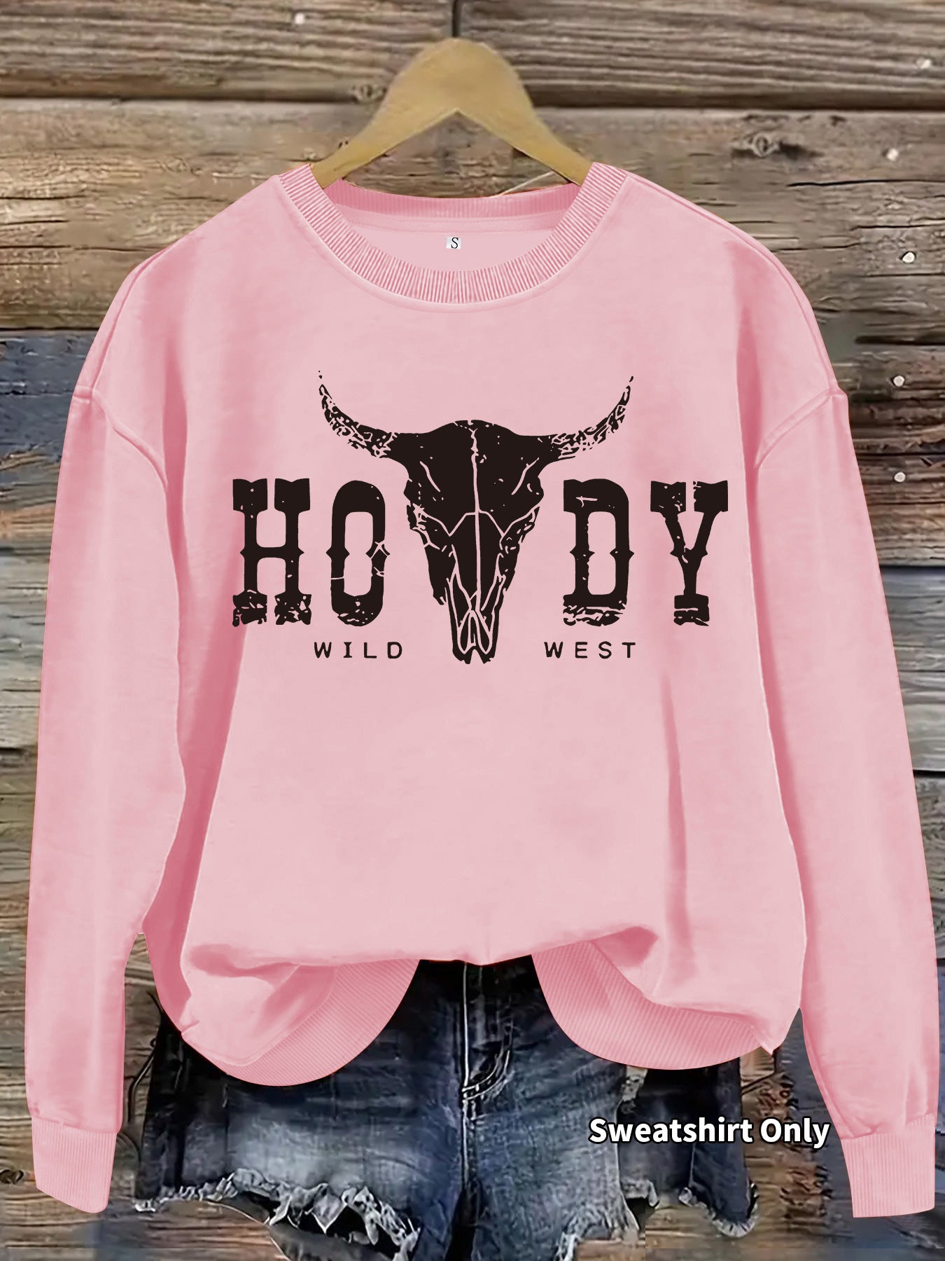 Women's Loose Casual Nomadic Cattle Printed Wear Sweaters