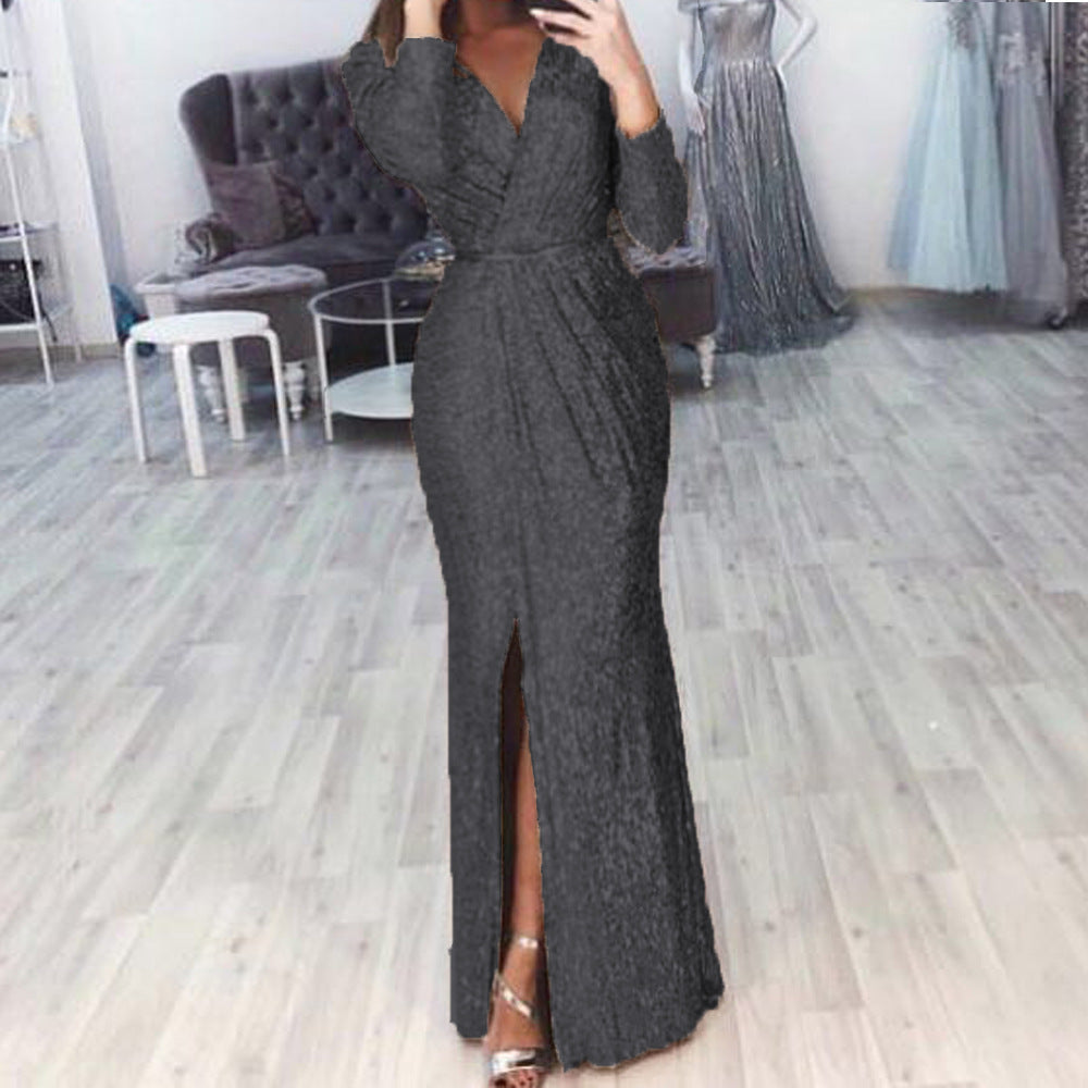 Sparkling Affordable Luxury Dinner Party Host Grand Performance Catwalk Dress