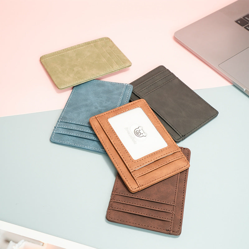 Vintage Neutral Credit Fashion Light Multiple Card Holder