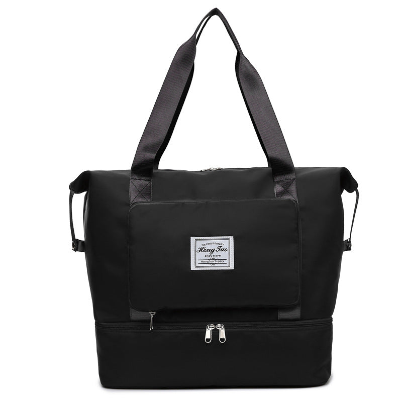 Women's Trendy Large Capacity Folding Pending Short Travel Bags
