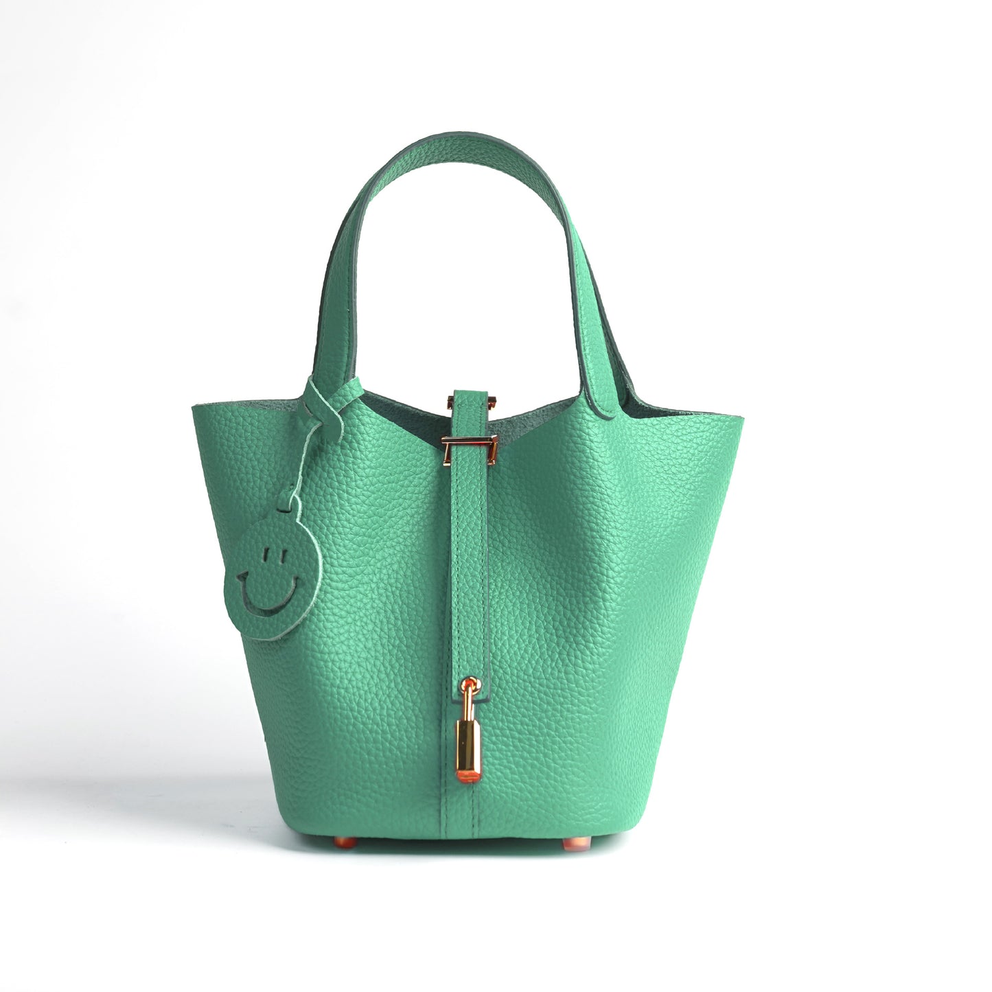 Women's Vegetable Basket Versatile Genuine Leather High Handbags