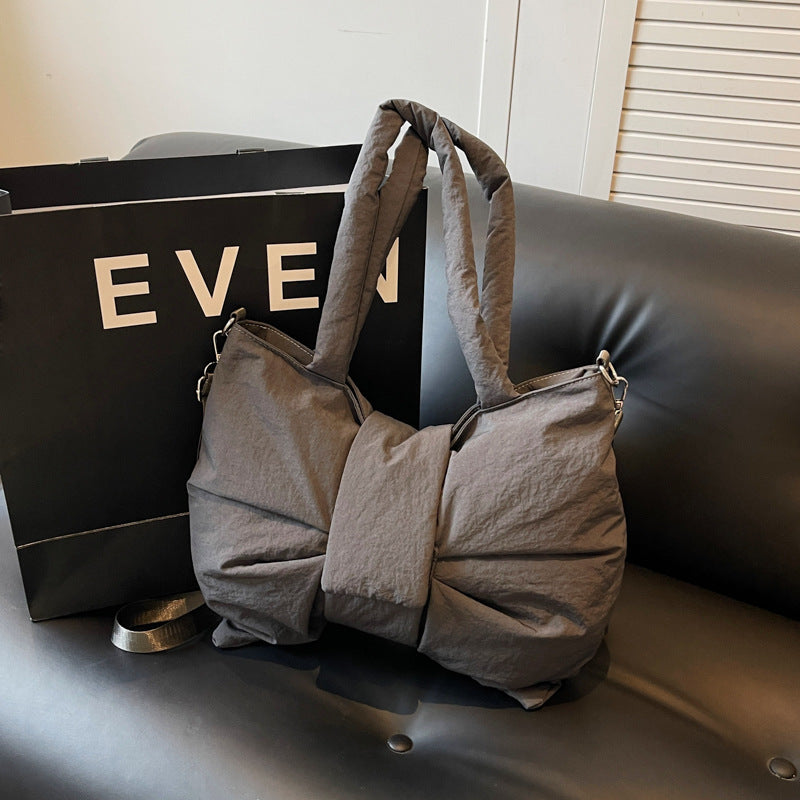 Korean Style Personalized Bow Cloth Canvas Crossbody Bags