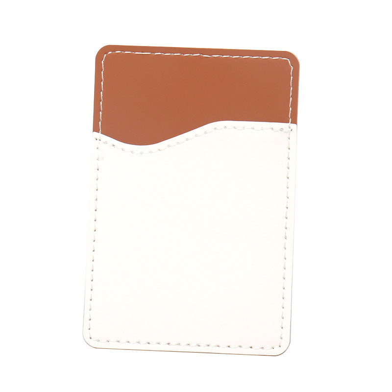 White Blank Mobile Back Sticker Cover Card Holder