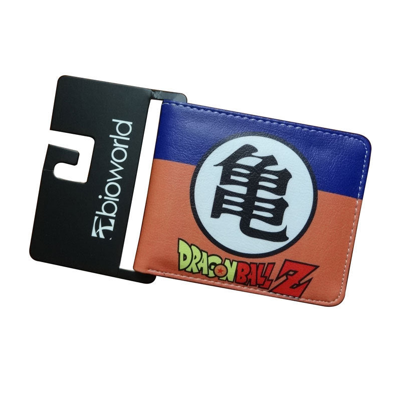 Dragon Ball Short Fold Super Leather Ladies Wallets