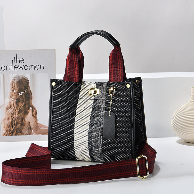 Women's Large Capacity Fashion Canvas Minimalism Hand Handbags