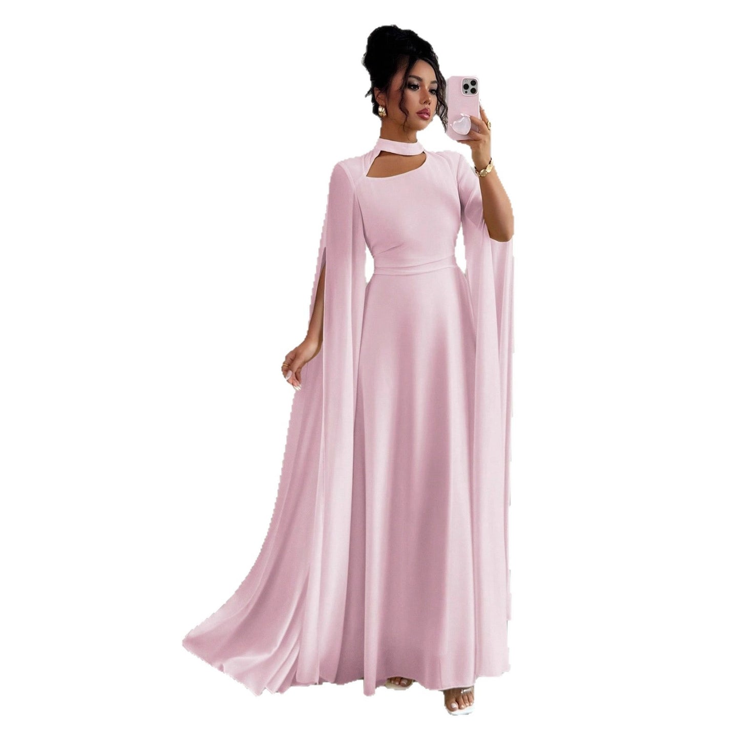 Women's Back Chain Slim Fit Female Party Dresses