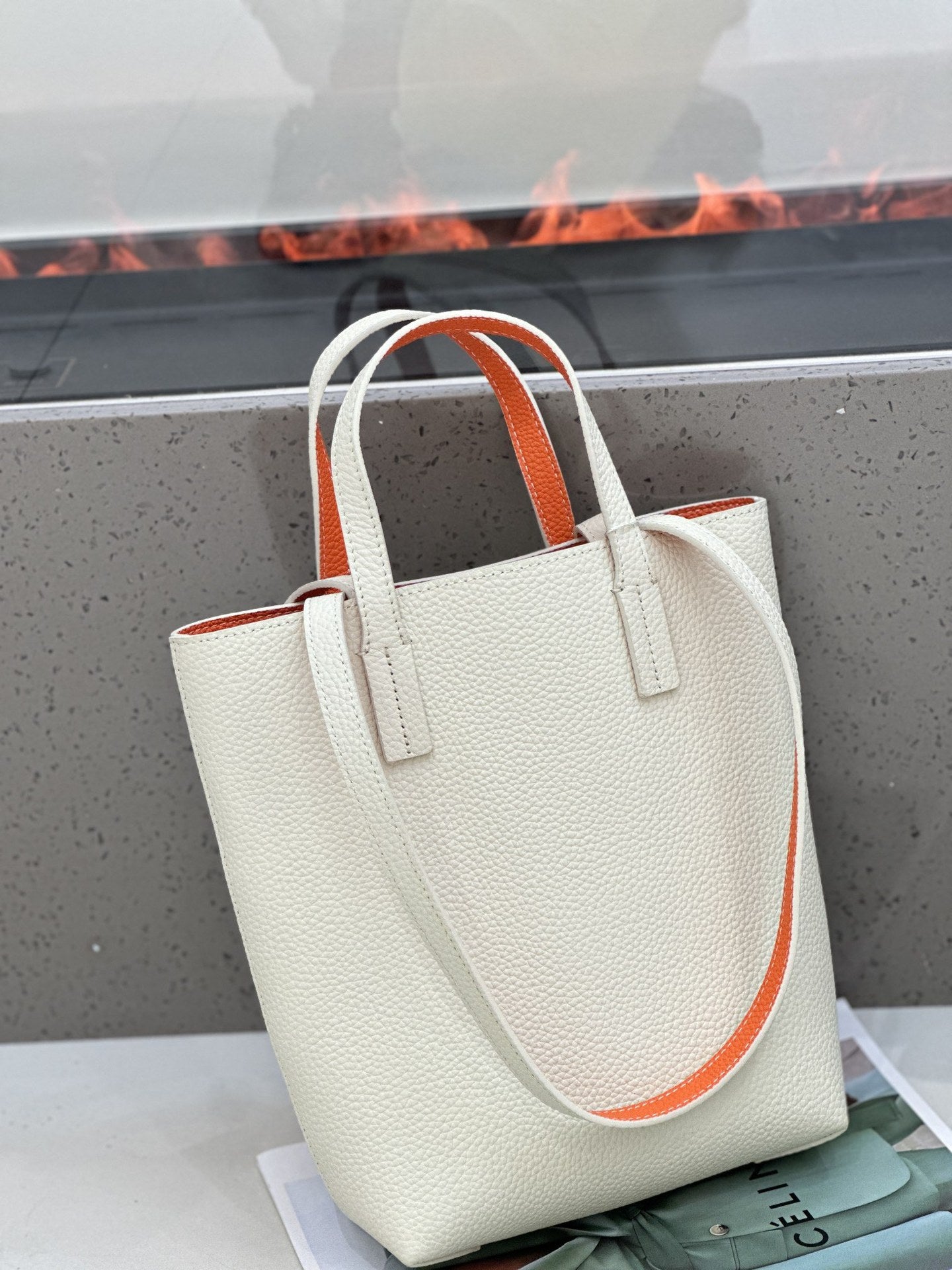 Trendy Korean Double-sided Shopping Basket Open Bags