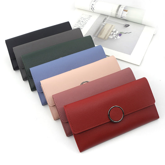 Women's Long Korean Style Simple Clutch Ladies Wallets