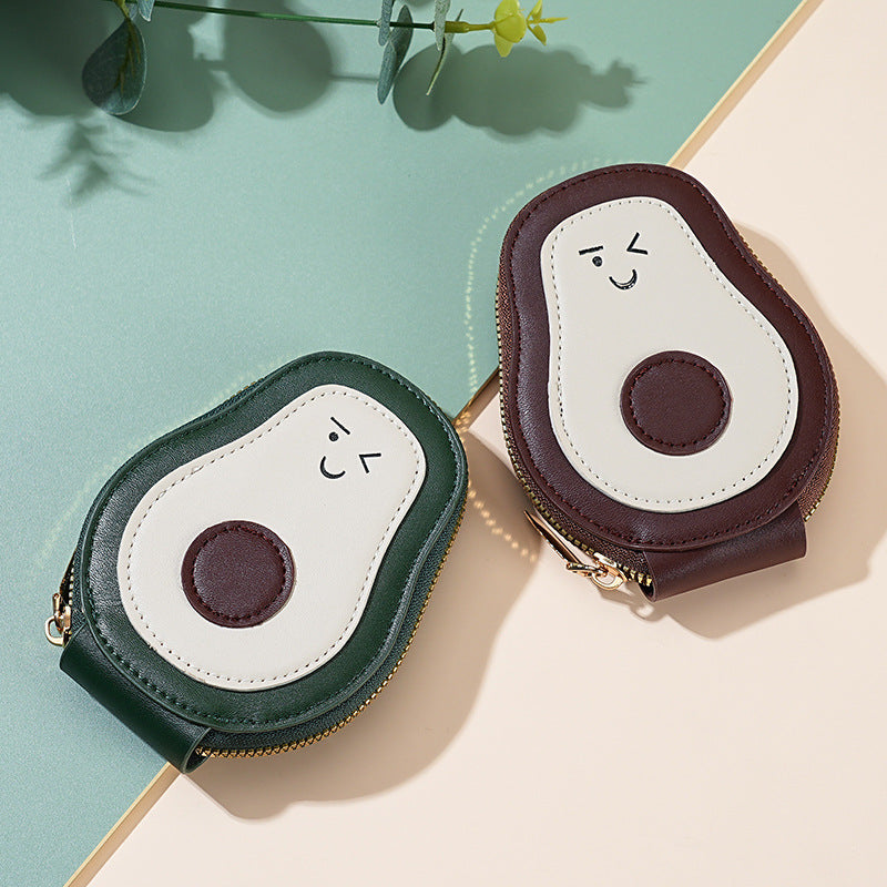 Cute Avocado Hot Exquisite Fashion Storage Card Holder