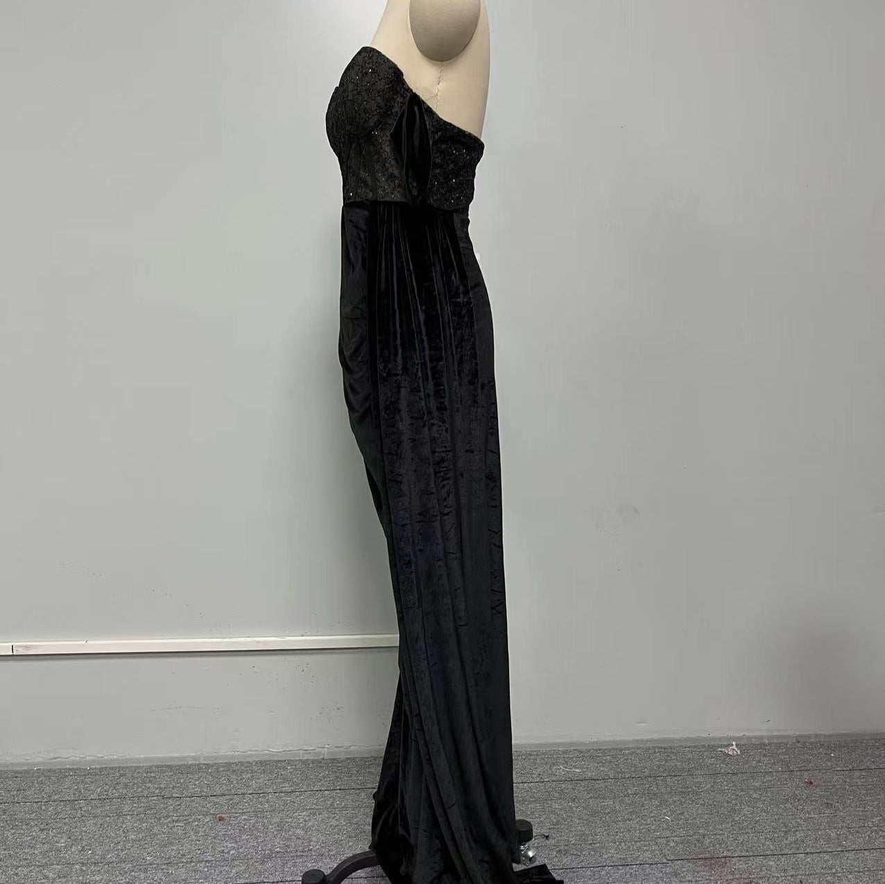 Women's Clothes Tube Sexy Lace Banquet Fishtail Dresses