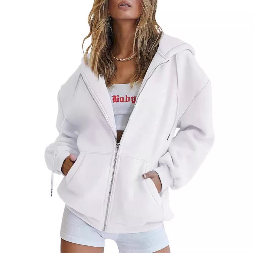 Women's Pull Autumn Solid Color Casual Clothes Drawstring Women's Sweater, Sweater