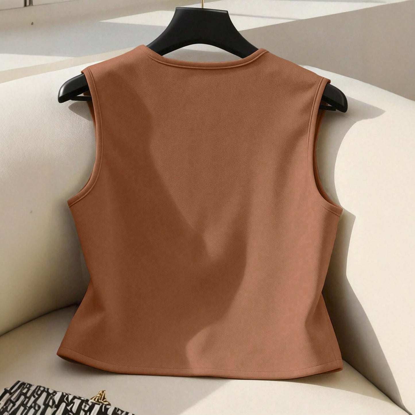 Women's Retro Country American Style Western Rivet Tassel Suede Sleeveless Vests