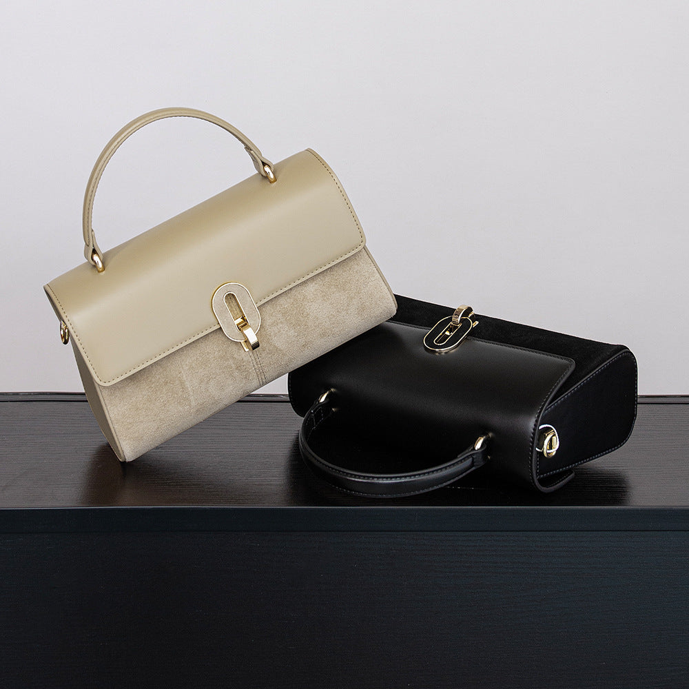 Women's Leather Commute Minimalist Style Mobile Cowhide Handbags