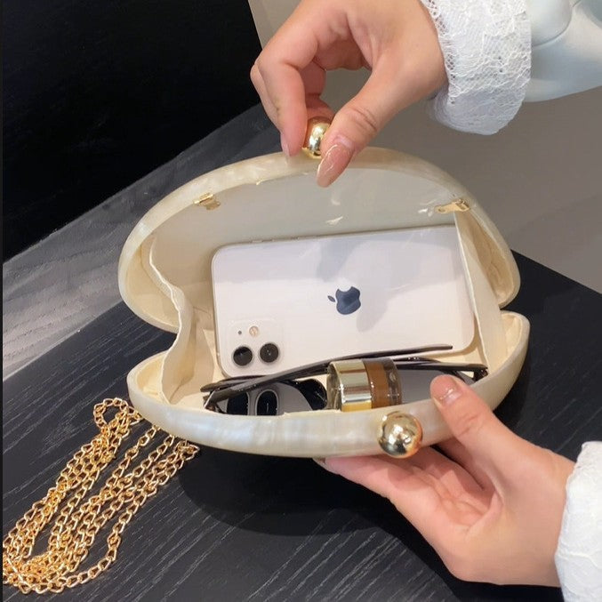 Innovative Dinner Acrylic Pearl Cute Ivory Evening Bags
