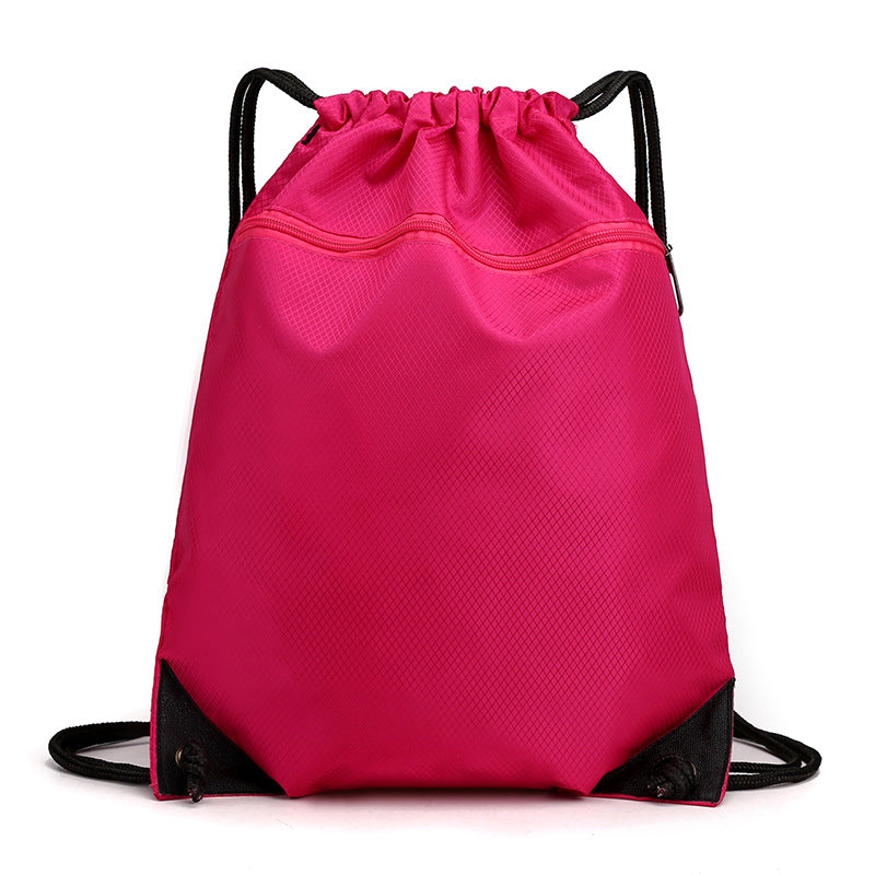 Simple Lightweight Drawstring Large Capacity Football Sports Backpacks