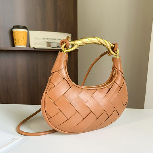 Design Knitting Bird's Nest Texture Portable Bags