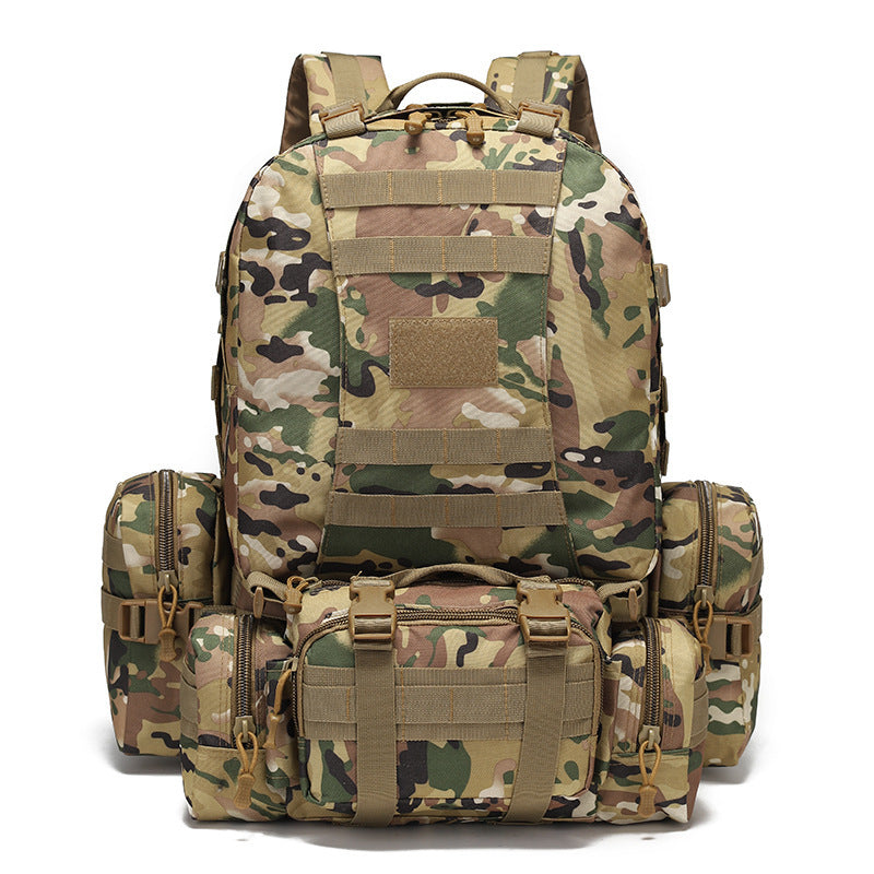 Men's Tactics Combination Velcro Position Hiking Storage Mountaineering Backpacks