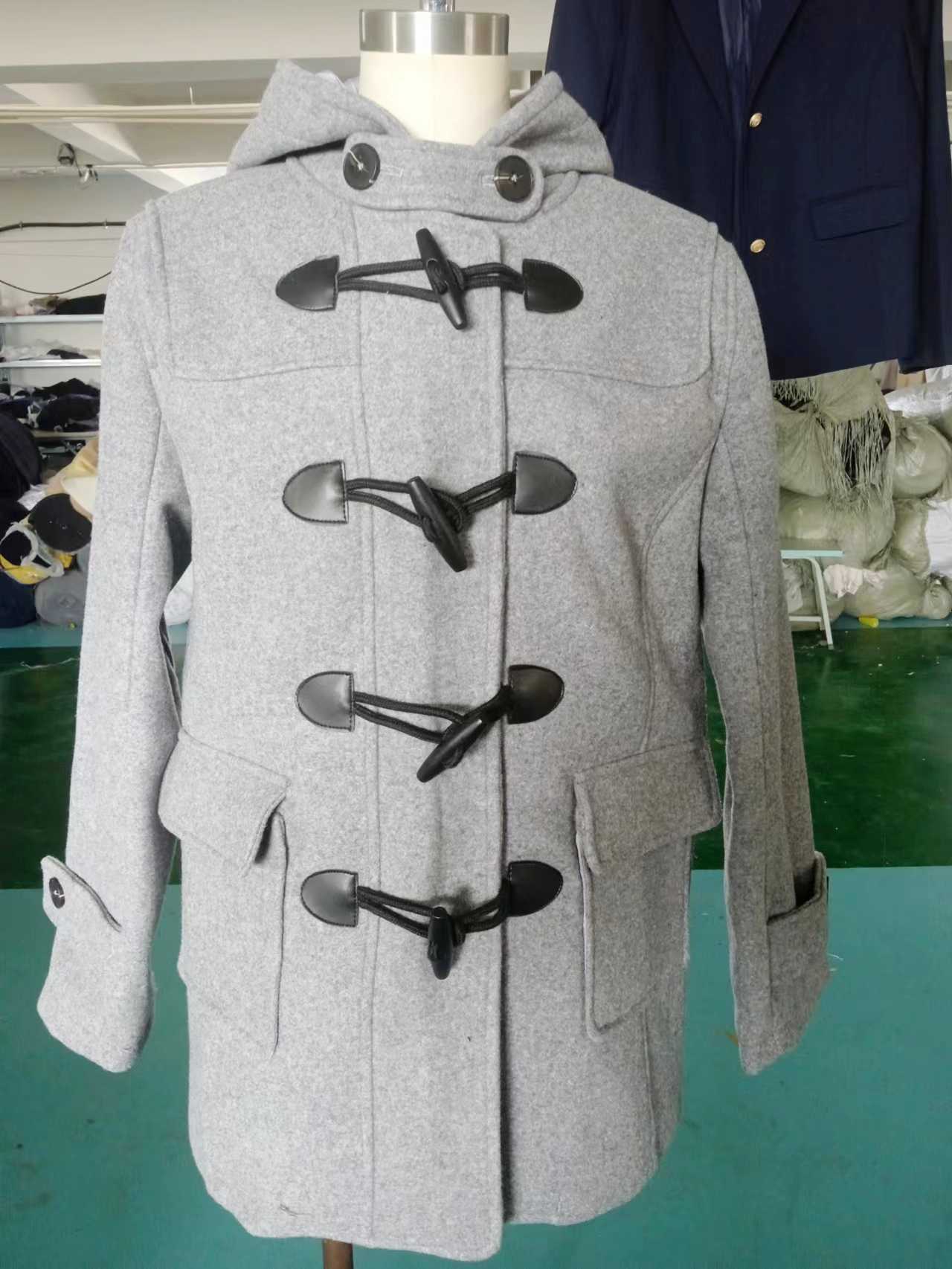 Woolen For Schools Horn Button Wool Coats