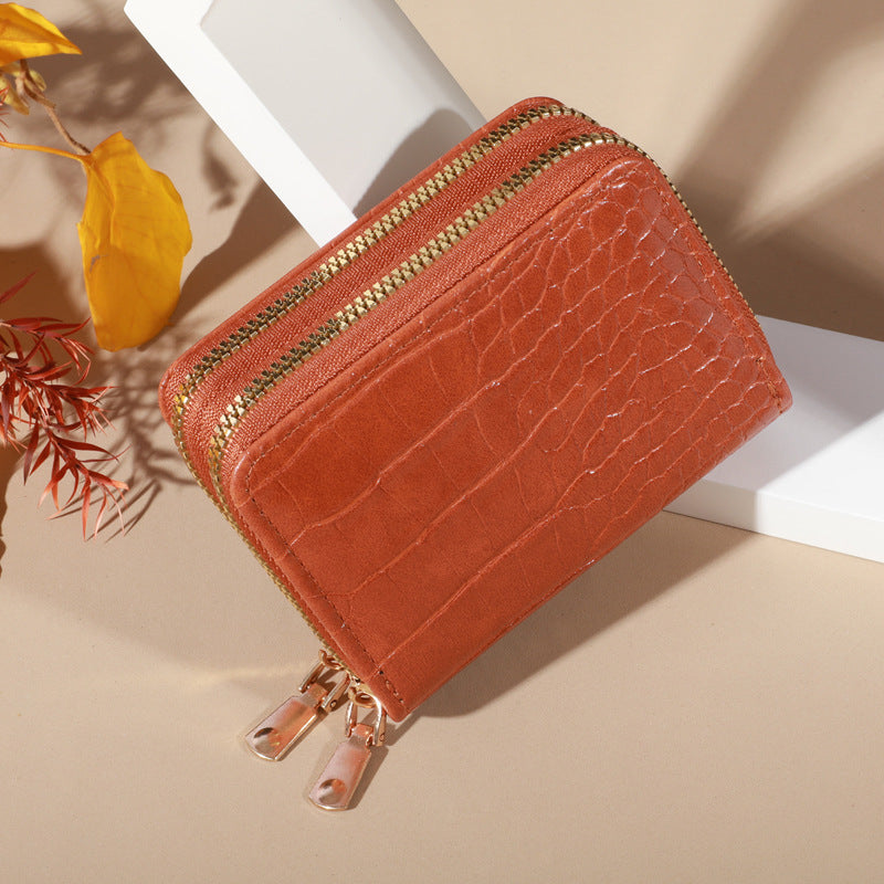 Women's Graceful Clutch Crocodile Pattern Fashion Ladies Wallets