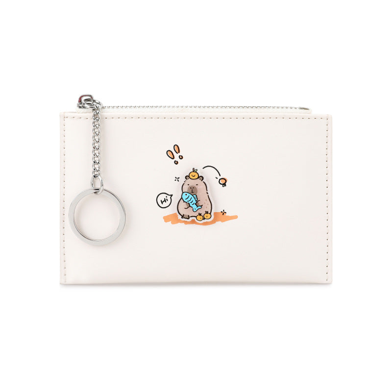 Creative Popular Cute Cartoon Anime Capybara Card Holder