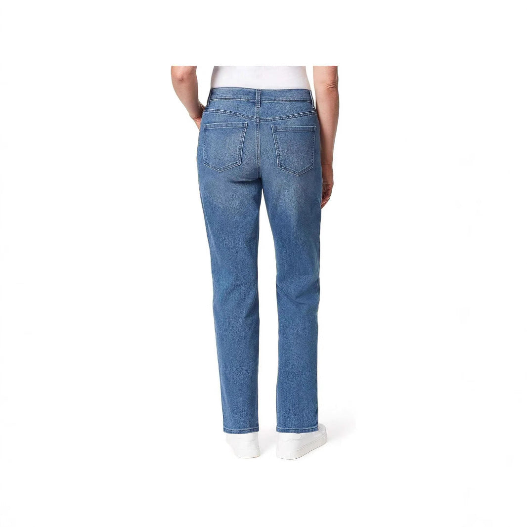 Women's High Waist Denim Straight Casual Slim Women's Jeans