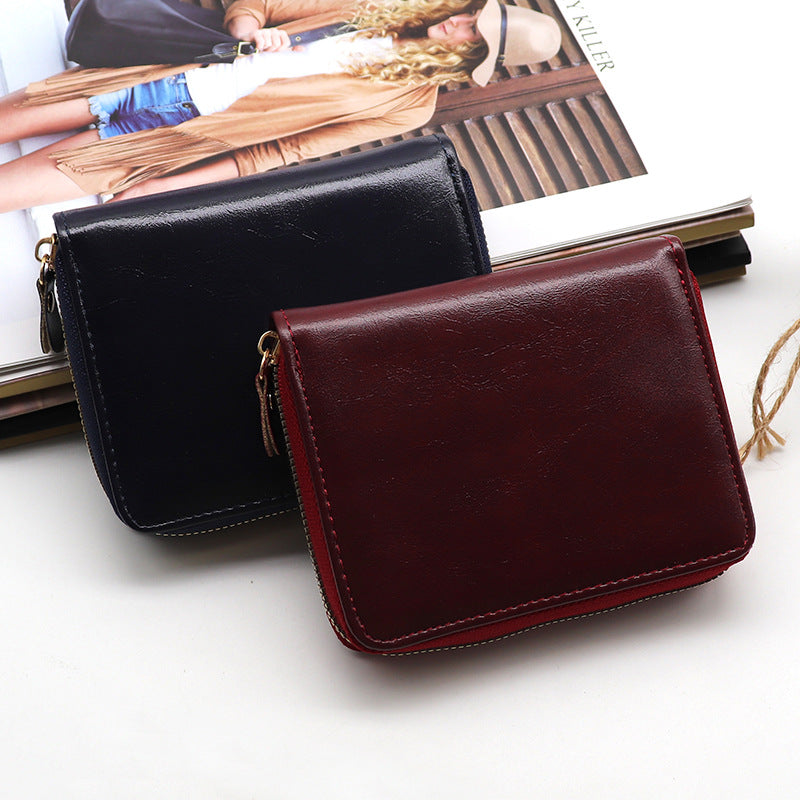 Vintage Organ Large Capacity Multifunctional Female Card Holder