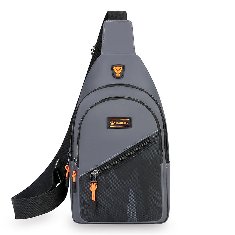 Men's Versatile Leisure Oxford Cloth Cross Body Men's Chest Bags