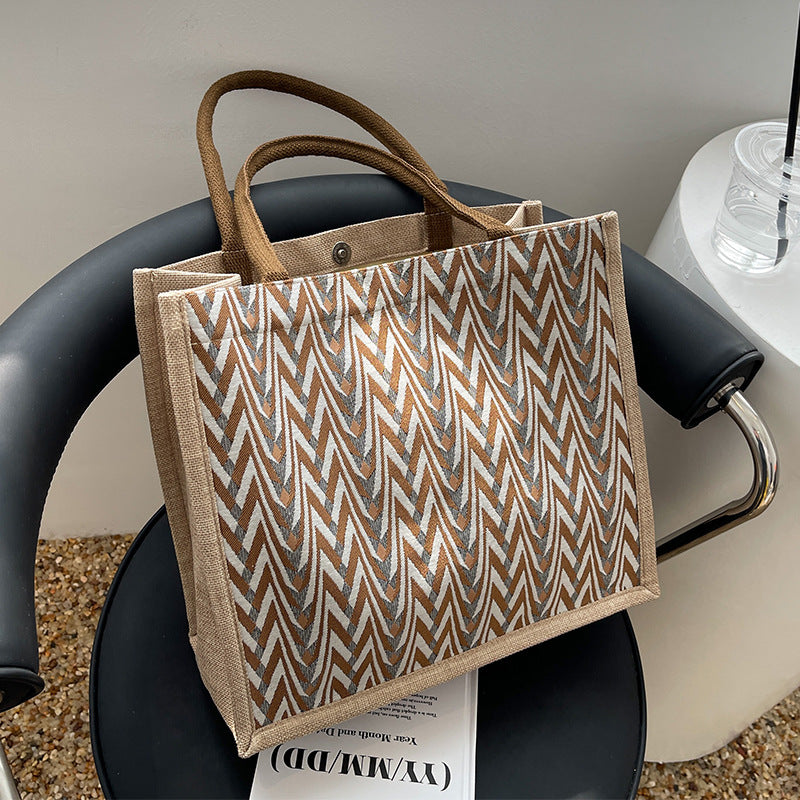 Large Capacity Canvas Class Commuter Fashion Tote Bags
