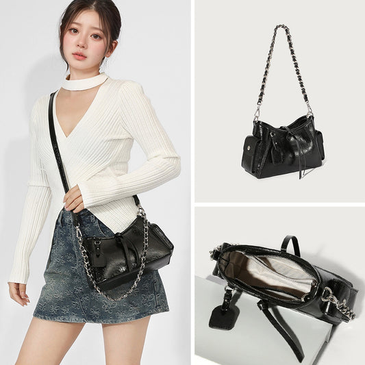 Unique Durable Women's Mini Black Warrior Handbags