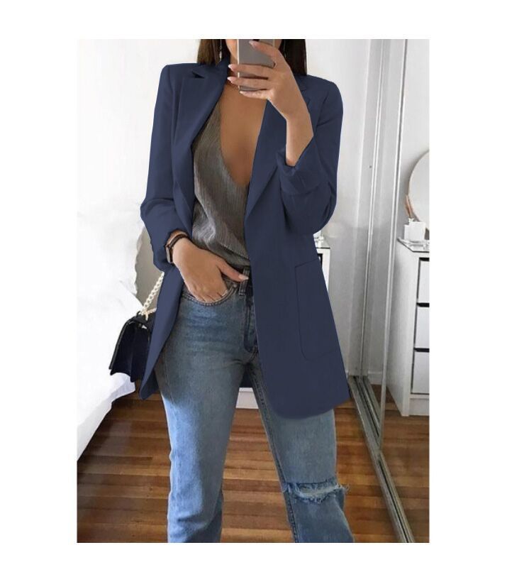Comfortable Women's Fashion Polo Collar Graceful Cardigans