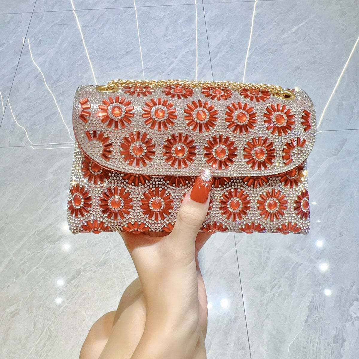 Women's Chain Underarm Fashion Trend Single Full Bags