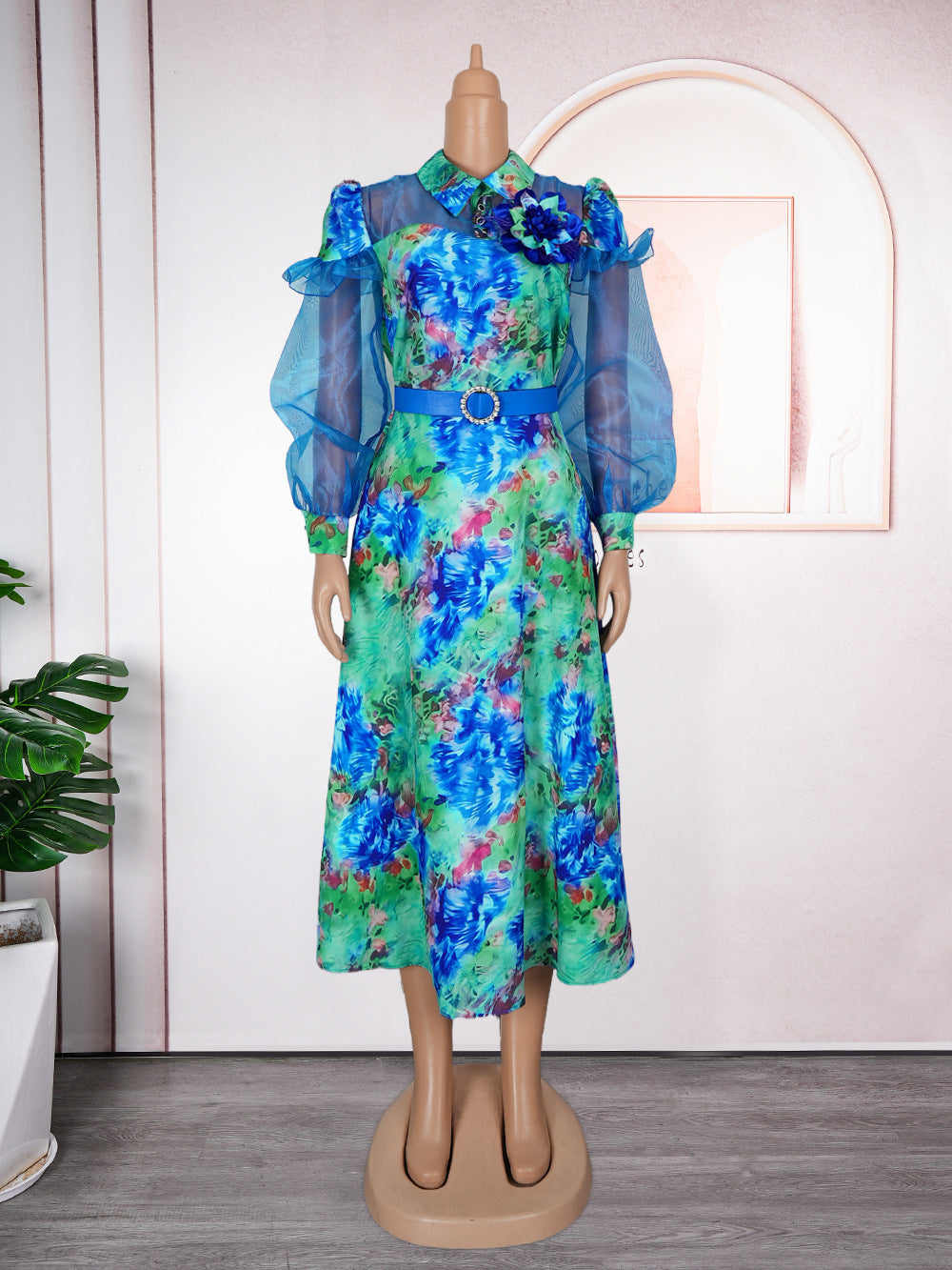 Women's Innovative Popular Colorful Printed Dress Dresses
