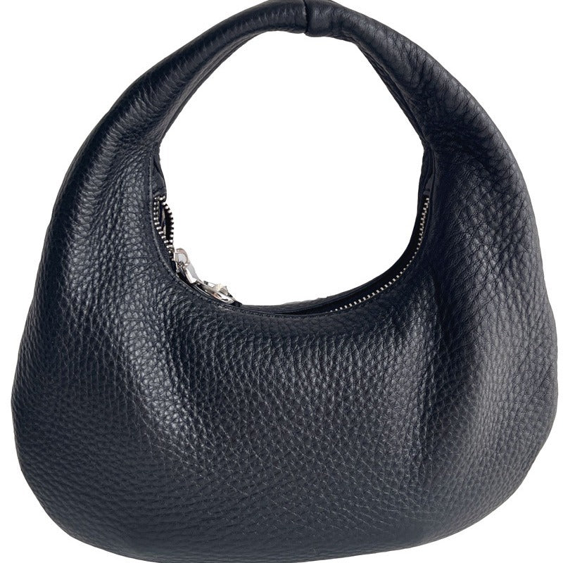 Women's Niche Design Genuine Leather Texture Soft Glutinous First Layer Handbags