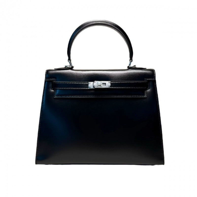 Women's Leather Cowhide Kelly Second Generation One Handbags