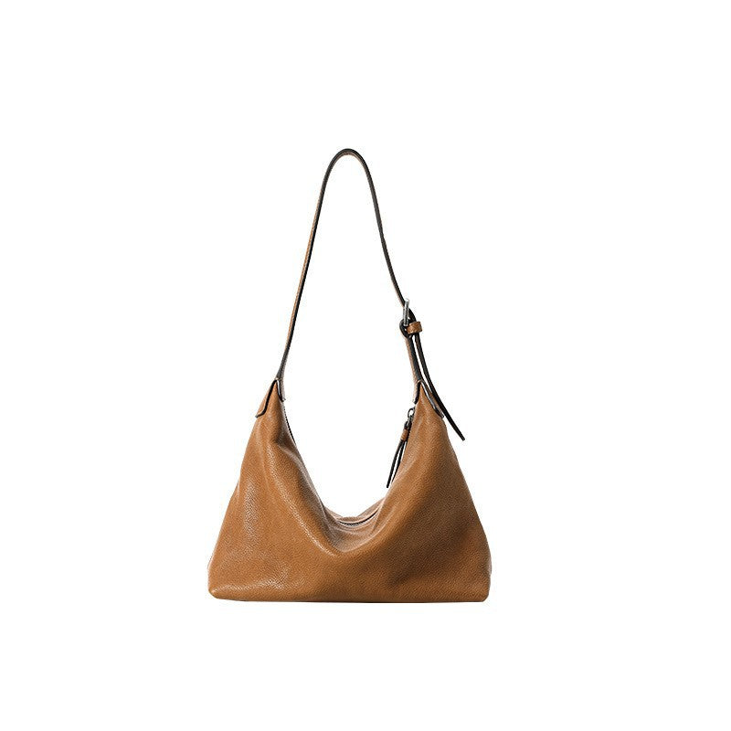 Women's Leather Underarm Classic Commuter Genuine Armpit Bags