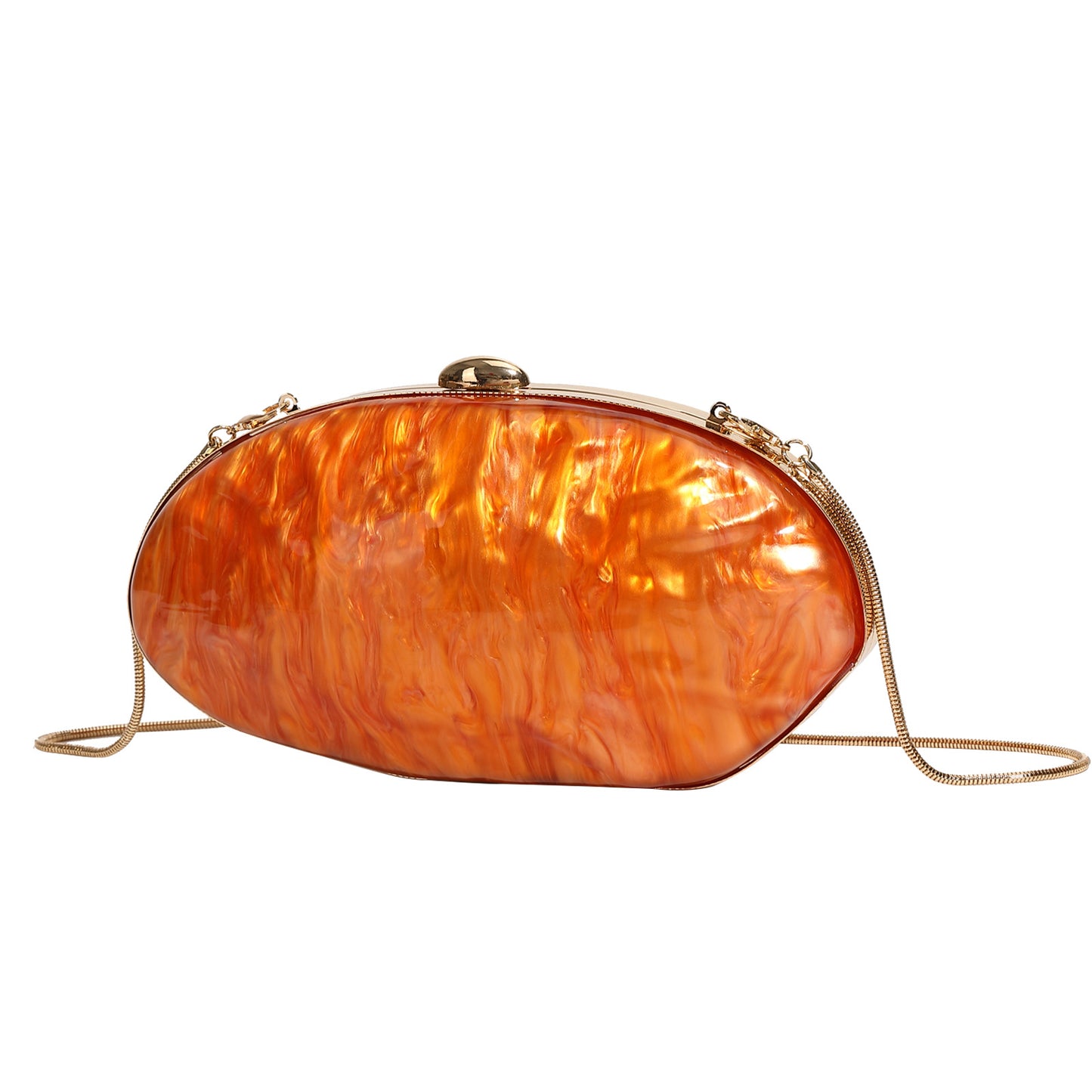 Women's Egg Acrylic Clutch Dinner Banquet Evening Bags
