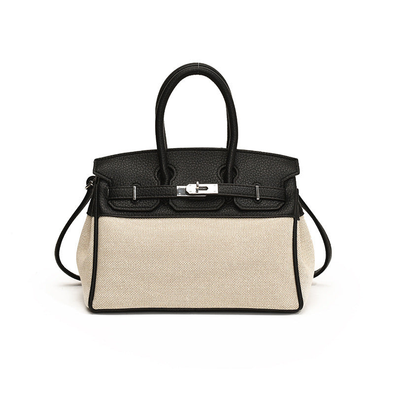 Women's Fashionable High-grade Platinum Kelly Summer Niche Tote Bags