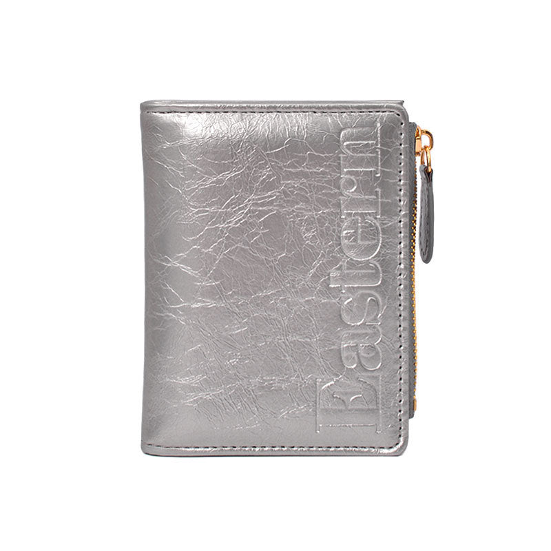 Women's Sense Niche High-grade Burst Crack Multiple Ladies Wallets