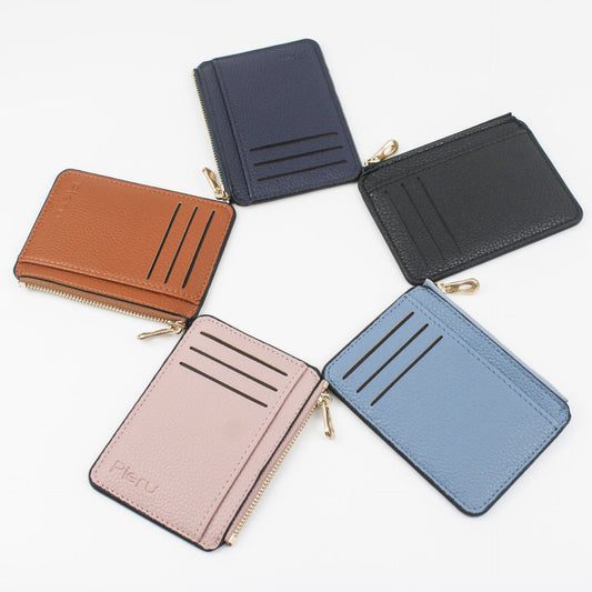 Beautiful Litchi Pattern Creative Zipper Bank Purses