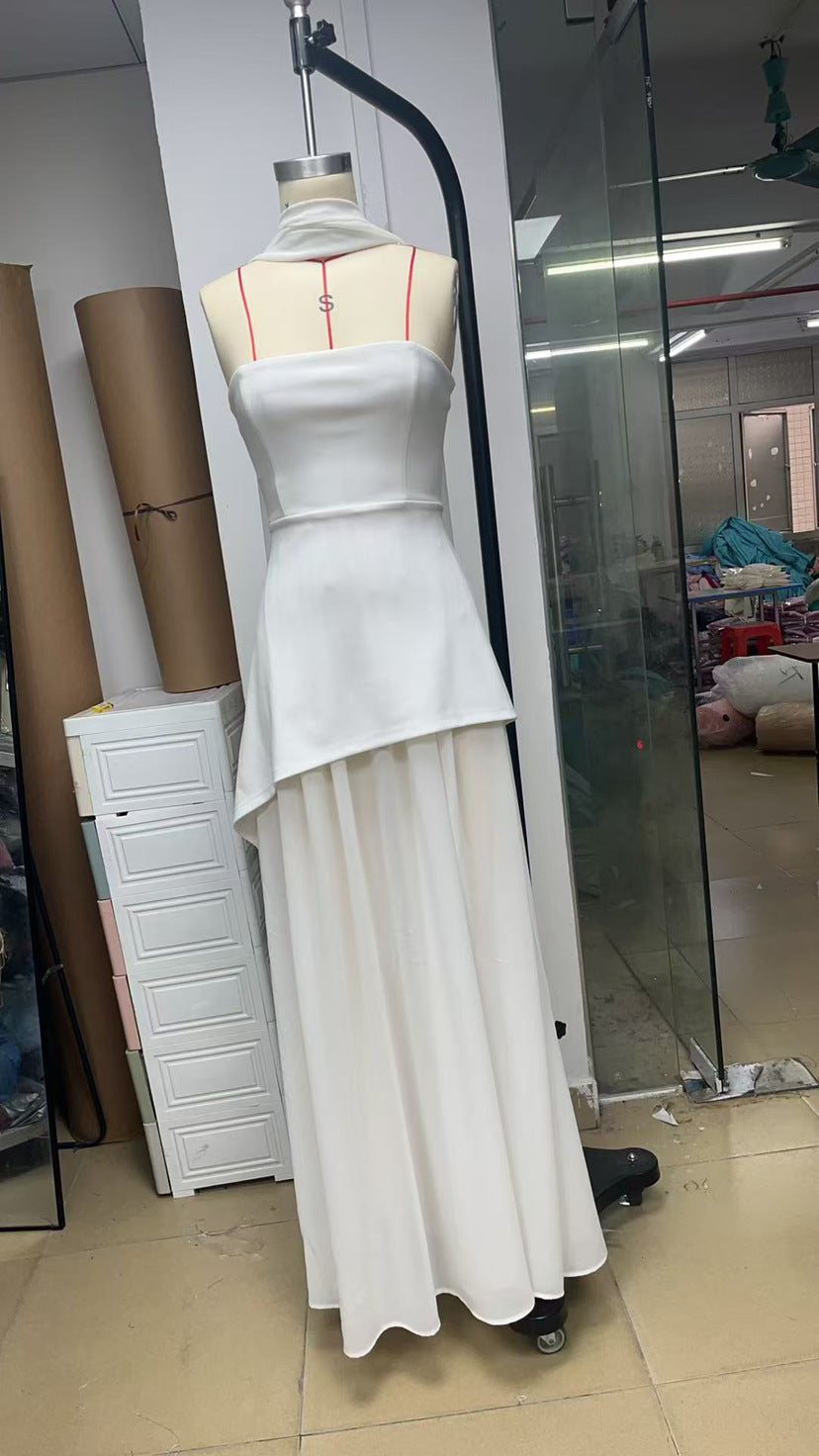 Tube Solid Color Long Dress With Dresses