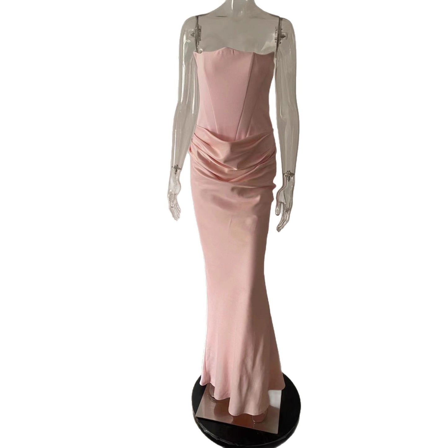 Temperament Including Fishbone Long Patchwork Party Dresses