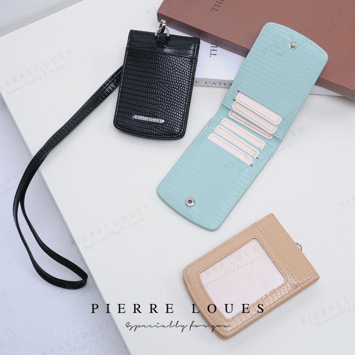 Women's & Men's & With Lanyard Halter Evidence Multiple Card Holder