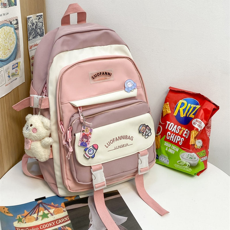 Female Mori Durable Junior High Large Middle School Students' Schoolbags