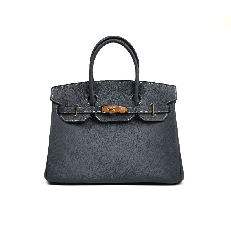 Women's High Sense Fashion Temperament Genuine Leather Classic Handbags