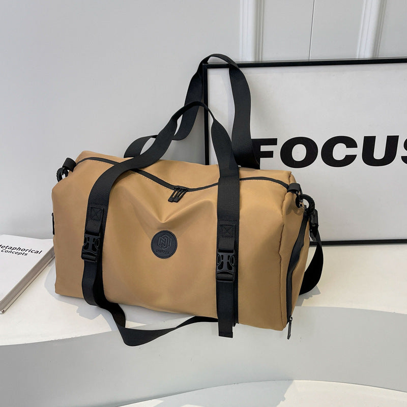 Women's & Men's & Large Capacity Swim Solid Color Simple Travel Bags