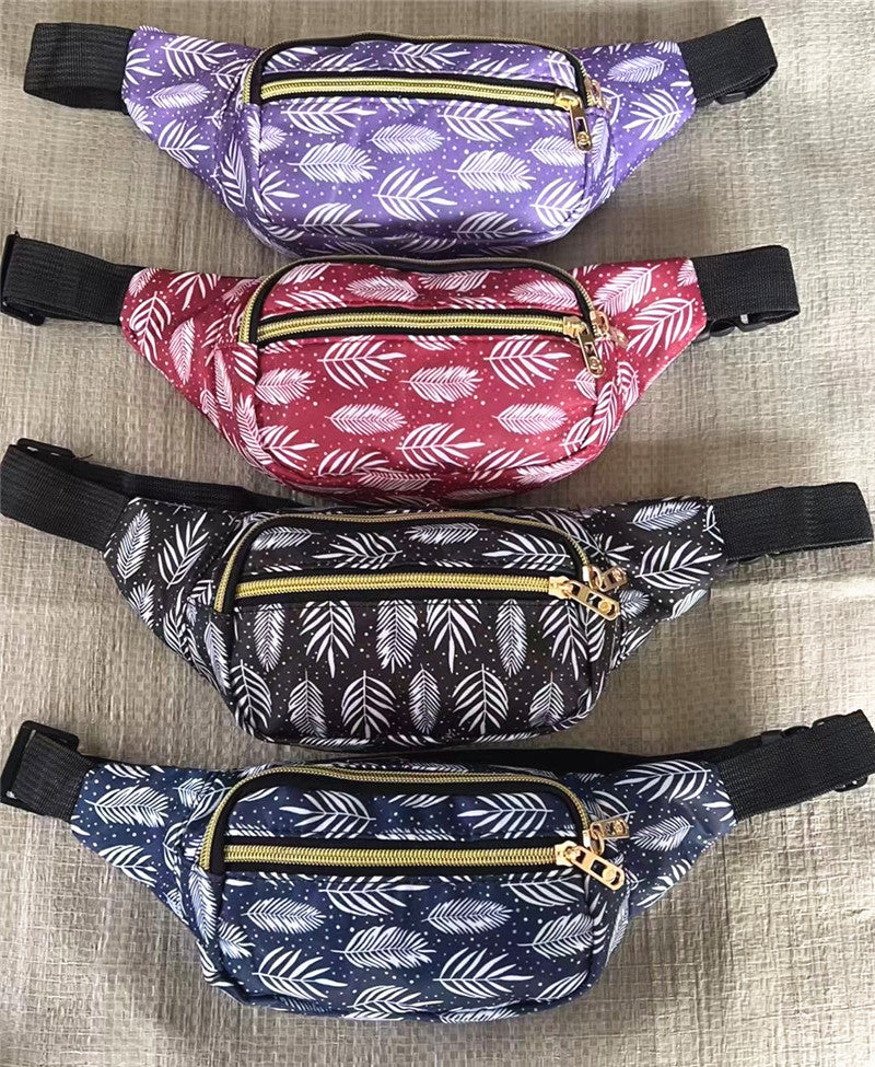 Women's Composite Cloth Zipper Fashion Advertising Gift Men's Waist Packs